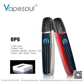 중국 420mAh 휴대용 Vape 펜 깍지 수증기 두꺼운 기름을 위한 본래 Itsuwa Vapesoul OP6 깍지 장비 공장